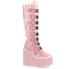 DemoniaCult - SWING815C Platform Boots - Pink Product image